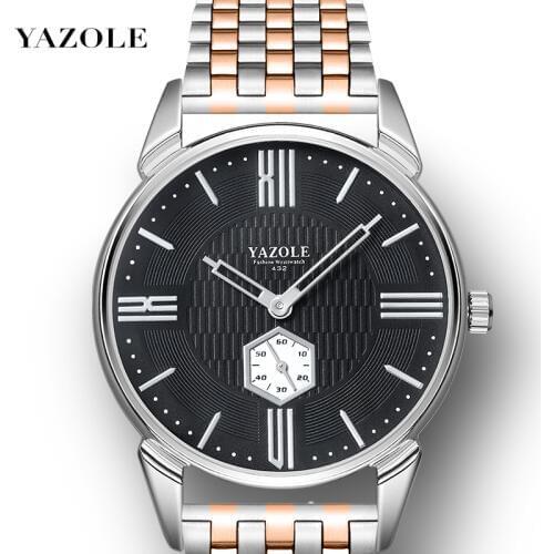 2020 Mens Watches Top Brand Luxury Yazole Independent Small Seconds Hand Designer Mens Wrist Watches Fashion Business Men Watch