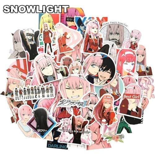 10/50pcs/set Anime Darling In The Franxx 002 Stickers For Motorcycle Luggage Laptop Refrigerator Skateboard Guitar Sticker