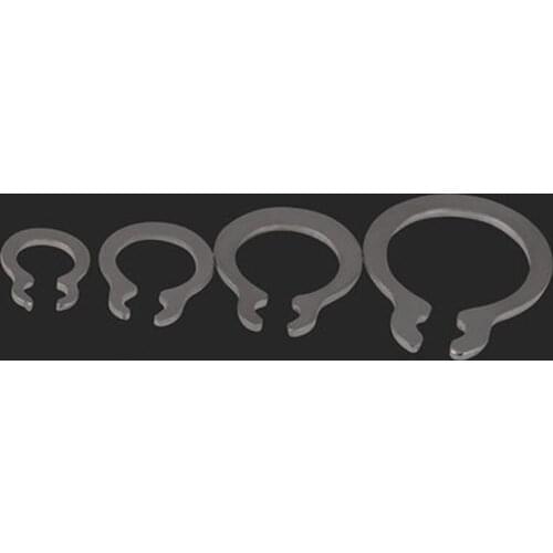 50Pcs M3 M4 M5 M6 M7 GB894 Stainless steel 304 shaft retaining ring outer card retainer snap rings C-shaped gourd shape washer