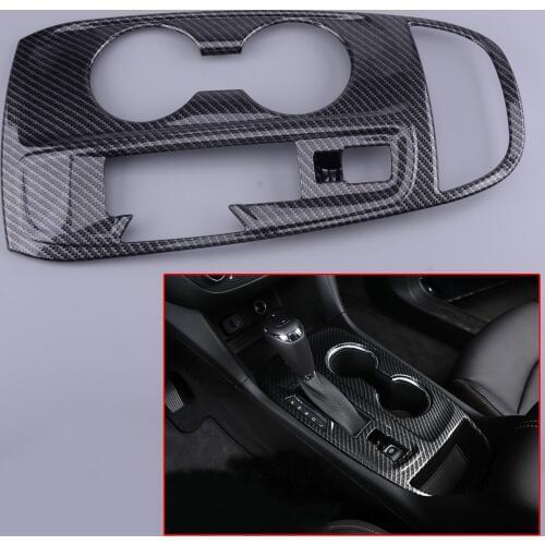 ABS Carbon Fiber Style Car Gear Shift Panel Trim Cover Fit For Chevrolet Equinox 2018 2019