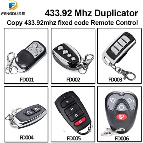 20*4 Key Buttons Garage Door Wireless Cloning Remote Control Electric 433MHZ Universal Gate Garage Door Opener Control Duplictor
