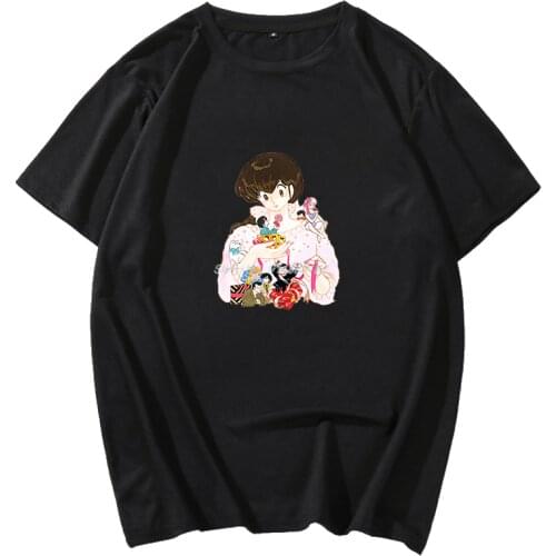 Maison Ikkoku characters Tribute cara dolce kyoko Cartoon Anime Manga 1 Tee Shirt mens clothing t shirt