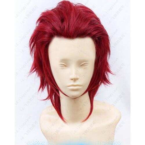 Hunter X Hunter Action Figure Keychain Double Sided Hisoka Movie TV wig cosplay + wig cap