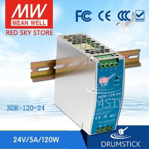 Steady MEAN WELL NDR-120-24 24V 5A meanwell NDR-120 120W Single Output Industrial DIN Rail Power Supply