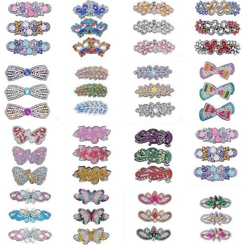 New DIY diamond painting handmade hair accessories butterfly girl diamond painting jewelry diamond painting hairpin 3 piece