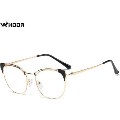 Retro Female Cat Eyes Metal Alloy Optical Glasses Frames for Myopia &Presbyopia ,Women Prescription Eyeglasses Glass Frame F0217
