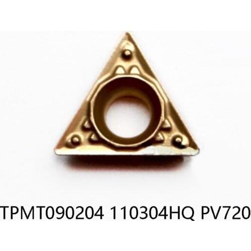 Original TPMT 110304 TPMT090204HQ TPMT110304HQ PV720 Carbide Inserts TPMT090204 TPMT110304 HQ Lathe Cutter CNC Turning Tools