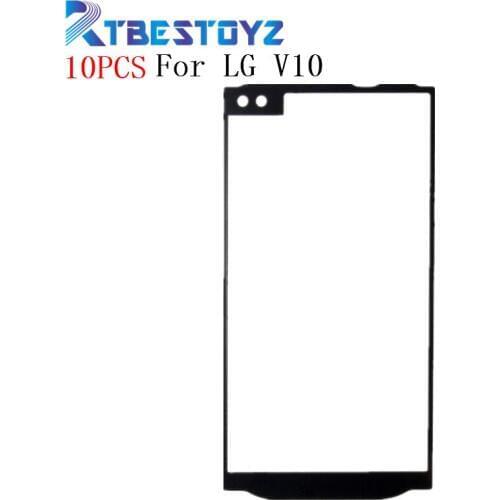 RTBESTOYZ 10PCS/Lot Front Outer Lens Glass Screen Panel For LG V10 H960A H900 H901 VS990