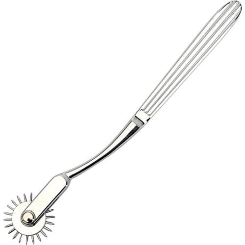 IKOKY Sexual Fetish Wartenberg Pin Wheel Sex Roller Nipple/Breast Penis Tongue Body Stimulator Sex Toys for Couples Adult Games