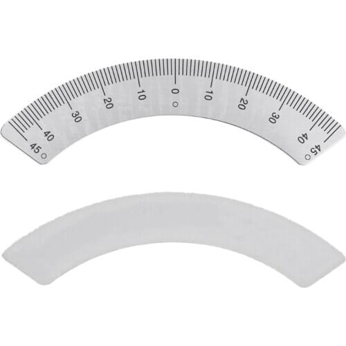 Protractor Milling Machine Part Angle Plate Scale 45° Angle Arc M1197 Gauge Tool