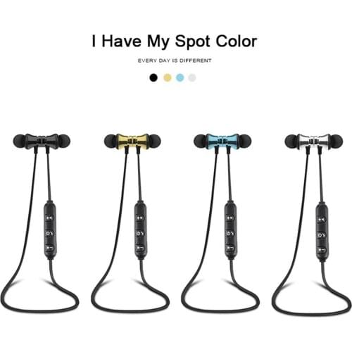 Universal Wireless Bluetooth Earphone Stereo Sports Earbuds Magnetic Wireless Microphone gaming earphones наушники for ps4 bass