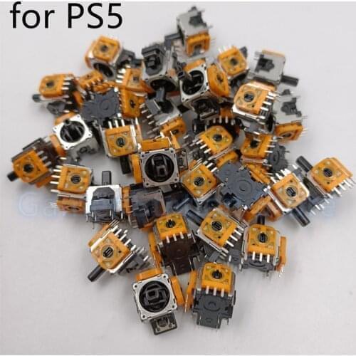 10pieces PlayStation 5 PS5 Controller Repair Part 3Pin 3D Analog stick Joystick Sensor Module Replacement for PS5 Accessories