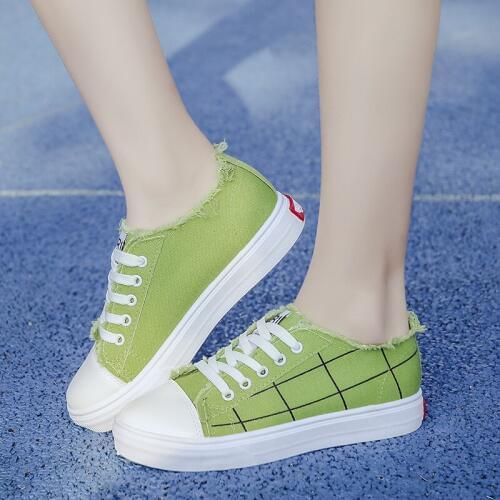 2020 Womens vulcanized shoes Women casual shoes comfortable breathable flats shoes woman canvas sneakers U12-70