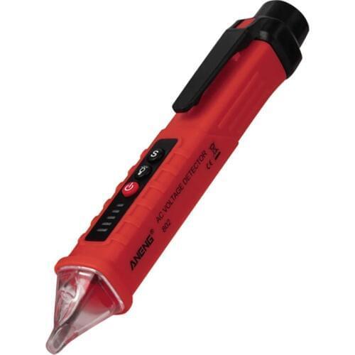 VD802 Non-contact AC Voltage Detector Tester Meter 12V-1000v Pen Style Electric Indicator LED Outlet AC Induction Voltage Dectet