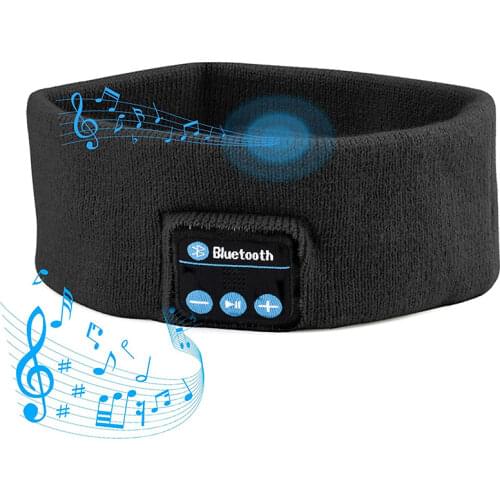 Sleep Bluetooth 5.0 Headphones Wireless Handsfree Earphones with Mic Music Sports HD Headband for Sleeping Running Yoga Insomnia