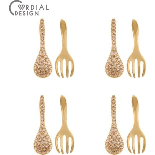 Cordial Design 20Sets 6*20MM CZ Pendant/Jewelry Accessories/Hand Made/DIY Charms/Earrings Making/Jewelry Findings & Components