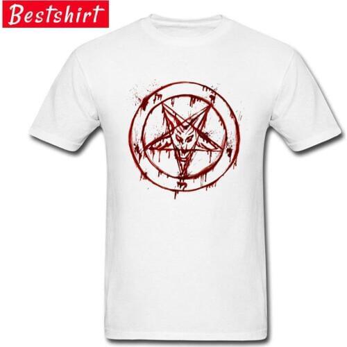 Viking Satan Symbol Print Tshirt Mens Popular Short Weed 100% World Of Tanks Adult T-shirts Basic Tops & Tees Top Quality