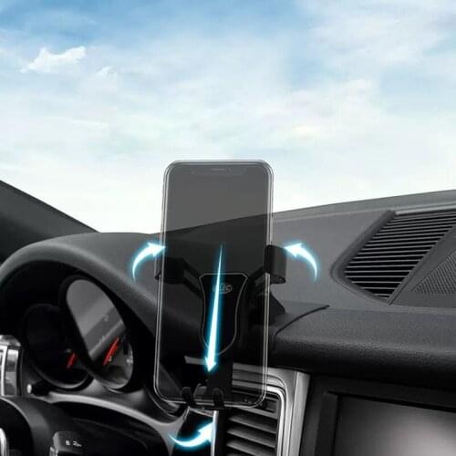 LHD! For Porsche Macan 2014-2019 Car Dashboard Air Vent Mount Bracket Adjustable Phone Holder Stand Mobile Phone Cradle
