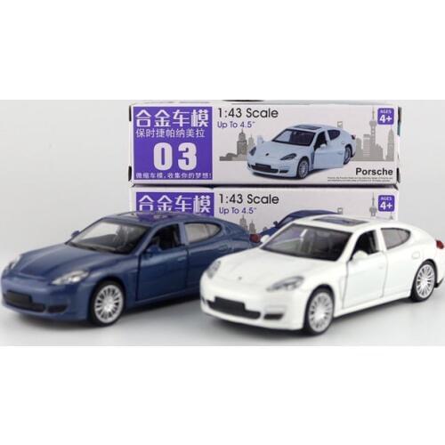 1:43 Scale/Diecast Toy Model/Panamera S/Super Sport Racing Car/Educational Collection/Doors Openable/Pull Back/Gift For Children