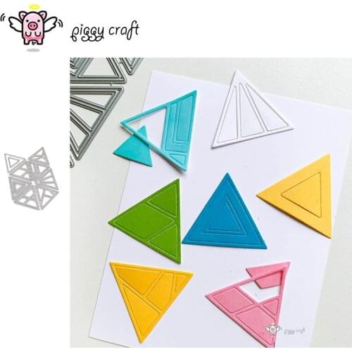 Piggy Craft metal cutting dies cut die mold Irregular corner shape Scrapbook paper craft knife mould blade punch stencils dies