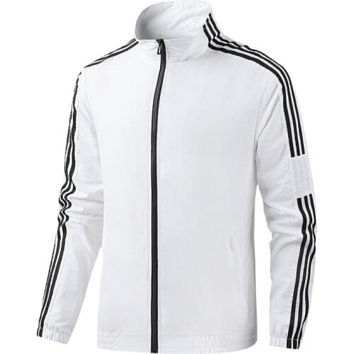 Mens Stand Collar Jacket Men 2021 Spring New Fashion Windbreaker Solid Sports Jackets Black Coats Casual Loose Jacket For Men