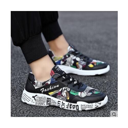 Mens Shoes Fashion Tide Shoes 2020 New White Shoes Breathable Non-slip Wild Casual Shoes Men Outdoor Sports Shoes Big Size39-45