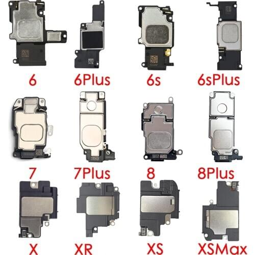Bottom LoudSpeaker For iPhone 6 6s 7 8 Plus X Xs Max XR Sound Ringer Loud Speaker Flex Cable Repair Parts