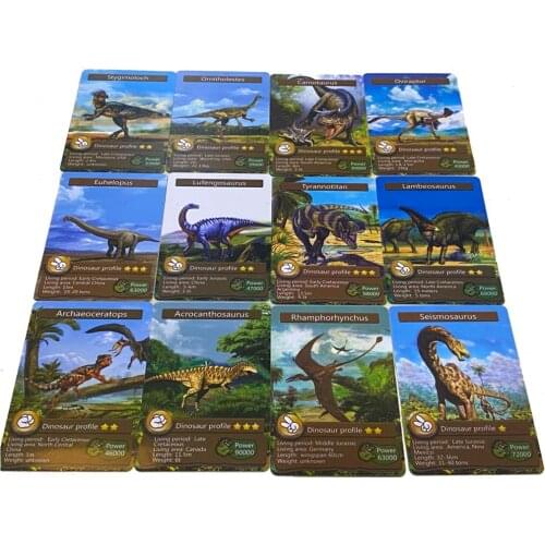 2020 New TOP 55Pcs Disney Dinosaur cognition card Game Battle Carte Anime Trading Cards Album Book Kids Toys Gifts 55Pcs