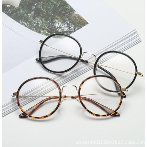2021 Fashion Women Anti Blue Blocking Glasses Men Transparent Clear Lens Eyeglasses Vintage School Computer Gaming Eyewear