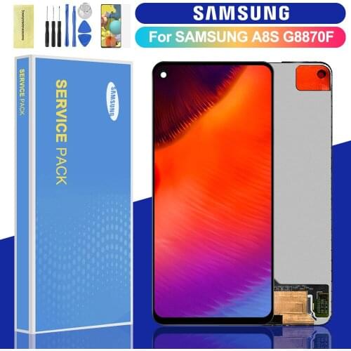 Original 6.4" LCD For Samsung Galaxy A8S G8870 G887FZ LCD Display Screen replacement Digitizer Assembly For SAMSUNG A8S