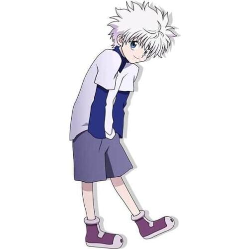 Personality Hunter X Hunter Killua Zoldyck Windshield Decal Laptop Cartoon Car Stickers Trunk Anime Graphics Apply To Car Window