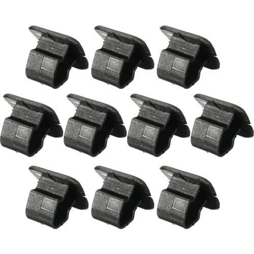 10pcs Hood Insulation Plastic Retainer Bonnet Holder Pad Clip For VW 1H5863849A01C