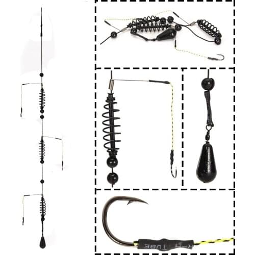 Fishing Hook Artificial Lure Bait Cage Set Fishing Feeder Baitholder Anzol Catfish Jigs Carp Fishing Tackle