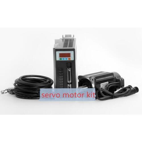 Servo motor 60ST-M00630 60ST AC servo motor 0.637N.M 200W 220v 3000rpm + ac servo drive and motor