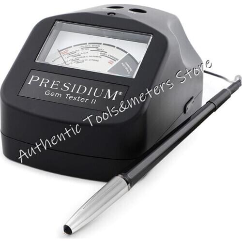 Presidium Gem Tester II (PGT II) for Identifying Diamonds/Moissanites and Up To 16 Common Colored Gemstones