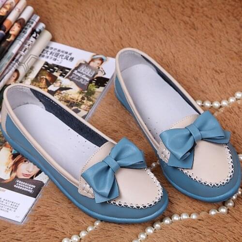 New Summer Women Butterfly-knot Out Slip on Flat Loafers Womens Shoes Fashion High Quality Female Shoes Ladies Casual Footwear