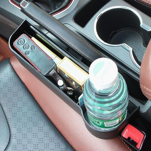 Universal Car Seat Seam Wedge Cup Box For BMW 1/2/3/4/5/6/7 Series E90 E91 E92 E93 F30 F35 F36 F20 F10 F15 F13 M3/5 X1 X3 X5 X6