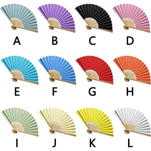 1 pcs/each hand-painted foldable paper fan portable party wedding supplies Chinese hand dance fan gift Ramadan decoration