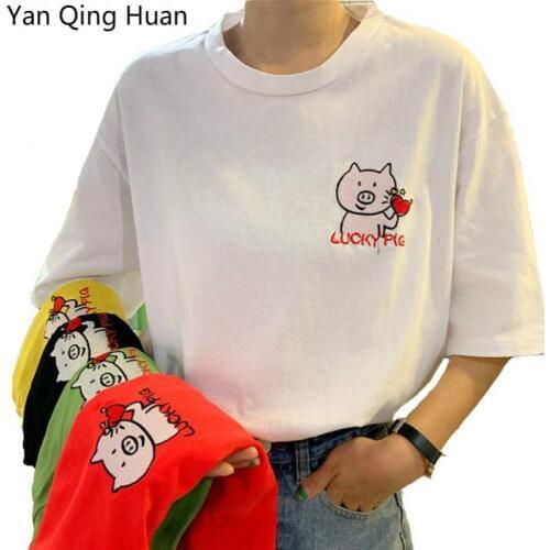 Женские футболки с надписями YANQINGHUAN China At AliExpress