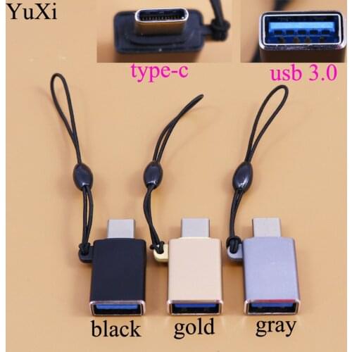 YuXi Type-C to USB 3.0 OTG Cable Adapter Type C Converter Charging Sync for Samsung Huawei P20 OTG Adapter for MacBook
