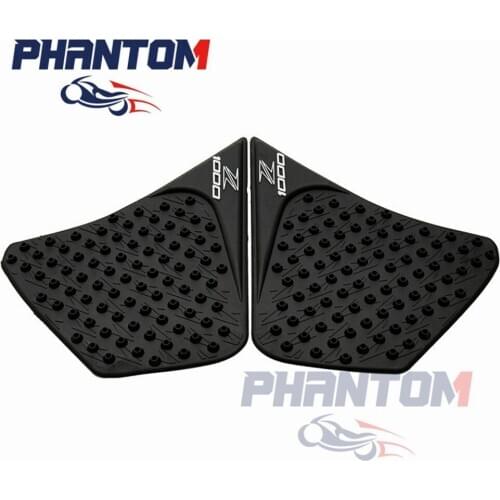 For Kawasaki Z1000 2014 2015 2016 Motorcycle Protector Anti slip Fiber Tank Pad tank Side Traction 3M Sticker