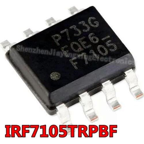 10PCS IRF7105TRPBF SOP8 IRF7105TR SOP IRF7105 SOP-8 F7105 SMD