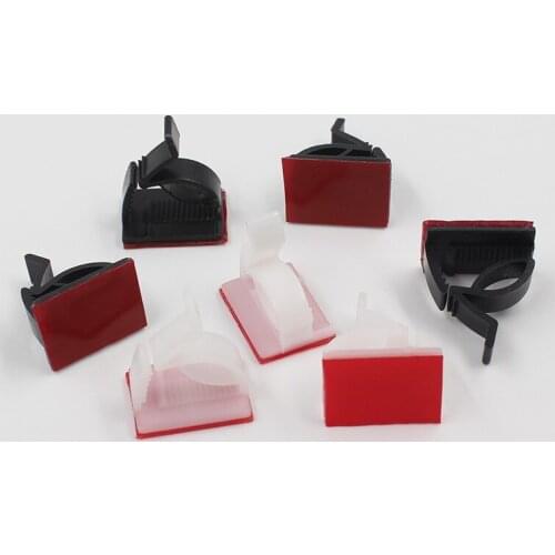 60PCS Car Wire Cable Mount Clip Adaptive Disassembly Computer USB Line Finishing Fixed Clips