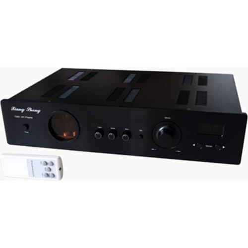 728A Vacuum 12AT7 12AU7 6Z4 Tube Pre Amplifier Stereo HiFi Preamp Audio tube preamplifier With remote control / CS8675 Bluetooth