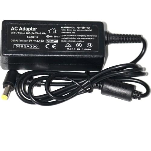 19V 2.15A 5.5*1.7mm AC Laptop Adapter For Acer Aspire D255 533 D257 D260 W500P W501 W501P E15 Power Supply Charger