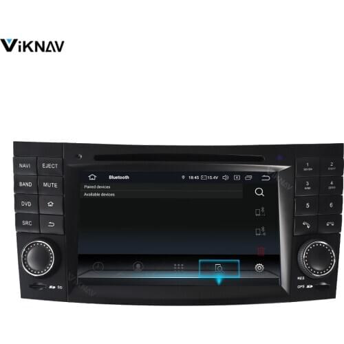 Audio Android Stereo receiver Car radio For Benz E W211 CLS W219 CLK W209 2002-2011 car touch screen GPS navigation DVD player