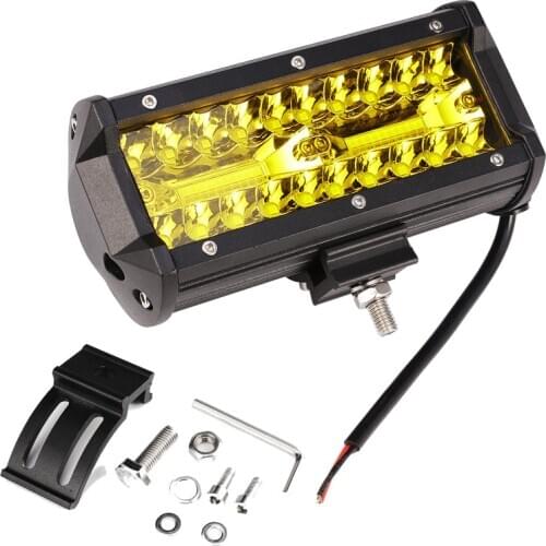 7'' Led Bar Car Light 120W Combo Beam Working Lights Fog Lamp barra led 24v 12v 4x4 off road accessories