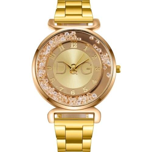 Luxury Crystal Dress Wristwatches Relogio Feminino Leather Watches Women Clock Womens Fashion Casual Quartz Watch Reloj Mujer