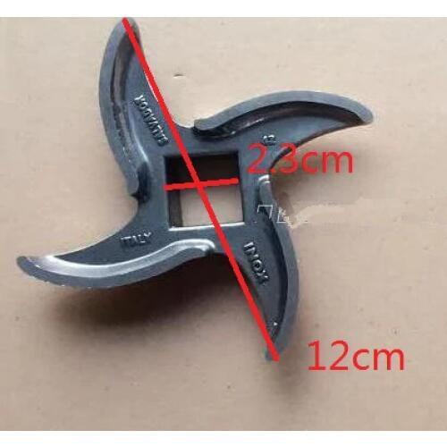 NO.42 Meat Grinder Parts Stainless Steel Cross Blade 2.3X2.3cm 12cm