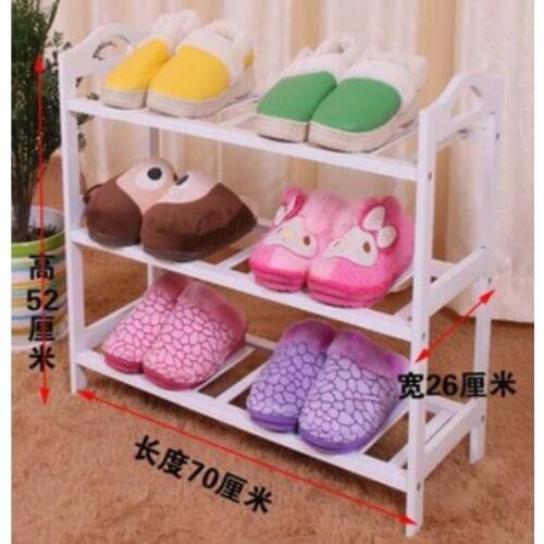 Eco-friendly Bamboo Wood Shoe Rack Home Fashion Shoe Shelf Creative Shoe Storage Holder